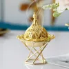 Fragrance Lamps Incense Burner Stand Middle East Style Mini Handheld Censer Cone Holder Fancy