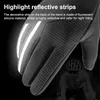 Guantes de ciclismo Invierno Cálido Hombres A prueba de viento Pantalla táctil impermeable Bicicleta Deportes al aire libre Protección contra el frío Correr Esquí T221019