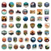 100st National Natural Park Stickers Skate Accessories Waterproof Vinyl Eesthetic Sticker för skateboard bärbar dator bagage vattenflaska bil dekaler barn gåvor leksaker leksaker