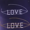 Choker stonefans glanzende strass liefdesbrief kraag statement sieraden voor vrouwen mode metalen ketting keten accessoires