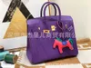 Birkinbag Bag Aabkin Bags Dembags Дизайнеры Zeng Zengchun Hand Sewing Family Family Family Portable Womens BK25BK30EPSOM