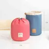 حقيبة تخزين برميل متعددة الوظائف سفر سعة كبيرة السعة كيس مستحضرات التجميل المحمولة حقيبة غسل مقاومة للماء.