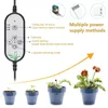 Grow Lights 78 lysdioder Plant Light 15W IP65 Vattentät lampa med timer 5 Dimbara nivåer 360 ° Justerbar svanhals Full