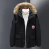 canada Piumino da uomo Parka Cappotto da donna di alta qualità Designer 22fw Moda Inverno Giacca da donna da uomo Lettera di lusso Scozzese Classico Top caldo Due 4 4RD5 oca