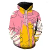 Men's Hoodies Fashion Casual 3D Printe Graffiti Art Pattern Men's Hoodie Sweatshirts Women Funny Pullovers Hip Hop Men Clothing Tops