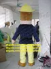 Yakışıklı İtfaiyeci Yangın Adam Maskot Kostüm Yetişkin Karikatür Karakter Kıyafet Suit Anaokulu Pet Shop Festivaller Ve Tatiller zx2876