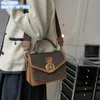 Usine en gros femmes sac à bandoulière 2 couleur élégante sac à main à pois atmosphérique petit frais imprimé mode téléphone portable porte-monnaie en cuir sac à dos 8689 #