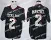 NCAA Texas A M Aggies # 40 Von Miller Jersey Rosso Nero Bianco 2 Johnny Manzi