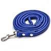 Dog Collars Leashes Lead Fashion PU Leather Rope Leash For Small Dogs Cat Collar Walking Outdoor Pet Accessory