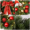 Decorative Flowers Christmas Wreath Artificial Pinecone Red Berry Garland Hanging Pine Cone Maple Cloth Rattan Material Hom