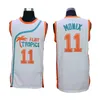 Mens Flint Tropics Semi Pro Moive Jersey 33 Jackie Moon 7 Coffee Black 11 Ed Monix #69 Basketballers in de binnenstad White Green