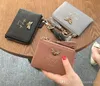 Women's wallet Rectangle Genuine leather Soft cowhide Women's billfold Zero purse Small Checkbook. Wallets. Card bag. honeybee. Short E22134
