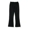 Męskie spodnie Męskie bawełniane proste spodnie dresowe Micro Flare High Street Męskie i damskie hurtowo