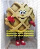 Gaufre JM Smucker Wafer mascotte Costume adulte personnage de dessin animé tenue Costume dépliant Distribution Performance sociale zx490