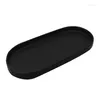 Plates Oval Tray Baking Plate Dining Dessert Snack Fruit Cake Steak Kitchen Buffet 29 13 2cm