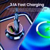 Type C Car Chargers PD Snel oplaad Telefoonadapterlader voor iPhone 13 12 14 Xiaomi Samsung Mini USB C Adapters 3.1A