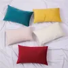 Kuddefodral Candy Color Cushion Cover Solid Throw Velvet Decorative Pillow Cases for Sofa Car Home Decor Kussenhoes 45x45