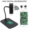 1000X Digital WIFI Microscope 1080P Smart Phone Video Microscope Camera for PCB Solder Slides Watching Rechargeable Support IOS An225Y