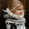 Berets Hat Autumn And Winter Children's Wool Knitted Hand Warm Ear Protection Cloak Gift For Boys Girls