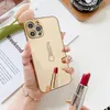 Voor iPhone 14 Pro Max hoesjes Luxe gouden spiegelreflectie Shell Telefoonhoesje 9 soorten Designer Gouden patroon Cover 13P 12 11 XR XS 8 6520578