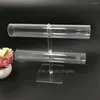 Jewelry Pouches Clear Acrylic Bracelet Display Rack Watch Stand Holder Transparent Tube 2 Tiers