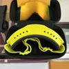Ilivi monogram piasek dowód na zewnątrz sport narciarski okulary gogle narciarskie żółte soczewki przełączalne do wspinaczki jazda robotnik snowboard ochrona oka Prezent nastolatka