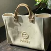 Tanie 90% zniżki na kobiety luksusowe etykieta Pearl Beach Ch Canvas Evening Bag Classic Big torebki Projektanci plecak plecak przenośna duża pojemność D14U Patrz model 256