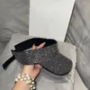 Fashers Fashion Trend Ladies Baseball Cap Sun Hat Sequin Diamond Bling لطيف القبعات الصيفية الرائعة