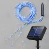 Strings Solar LED Tree Vines Waterfall Fairy Garlands String Light Decoration Outdoor Street Living Room Garden