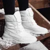 Tuinanle Boots Women Winter White Snow Boot Style Short-Presistance Apper Upper Non-slip Plush Black Botas Mujer Invierno L221018