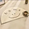 Japanese Semicircle Cartoon Floor Mat Bathroom Absorbent Household Toilet Mouth Non-Slip Mat Bedroom Carpet Cute Room D