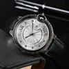 hree two needles leather belt wristwatch 50mm sub dials work fashion mens watchesSport Japen VK Quartz Chronograph wholesale men's gifts wristwatcht