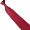 Bow Ties HOOYI Black Classic Business Wedding For Men Neck Tie Solid Stripe Necktie 19 Colors