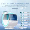 Smart Ice Blue Magic Mirror Skin Analyzer Hydrafacial Machine Ultraljud Skinvård Aqua Peeling 7 i 1 Hydra Facial Dermabrasion