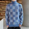 Maglioni da uomo Nuovo marchio scozzese Maglione da uomo mezzo dolcevita Pullover di alta qualità Casual Autunno Inverno Spessore caldo manica lunga dolcevita Maglione T221019