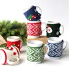 Canecas 400ml Cerâmica colorida de lã caneca caneca fofa masculina e feminina de café em casa Casal criativo Aniversário Gift Tea Leite Copo de água