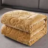 s Solid Soft Velvet Autumn Winter Warm Couch Bed Throw Home Decor Flower Bedding Bedspread Blanket W0408