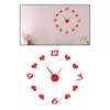 Horloges murales créatives grande horloge 3D décorative pour la décoration de chambre à coucher de salle à manger