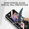 Prywatność metalowa dla Samsung Galaxy Z Fold 4 3 2 5 -Kontol3 Kontrola 5 Case Glass Film Screen Protector Magnetyczna podwójna osłona
