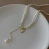 Choker 2022 Modeketting ketting voor vrouwen meisjes elegante zoetwater parel hangende sieraden geschenken hartvorm hanger