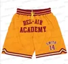 NCAA 14 Will Smith Basketball Shorts Lower Merion High School Michigan Wolverines Mens College Short Stitched