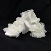 Atletische schoenen dopen witte kanten baby bruiloft ornament eerste wandelaars magie jeugd aandenken bling 1e verjaardag prinses cadeau