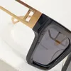 Nuevas gafas de sol de dise￱o de moda 4431 Big Cat Eye Frame Letters Templos de metal hueco vers￡tiles y populares Gafas de protecci￳n al aire libre