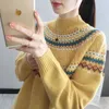 Women's Sweaters of new fund of 2021 autumn winters is wearing western style short paragraph knitting render unlined upper garment T221019