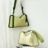 Women Luxury Design Bags Wholesale Purses And Handbags Crossbody 2022 Genuine Leather Green Shoulder Underarm Hand Pouch