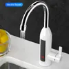 Aquecedor de água Display Electric Kitchen Tap instantâneo Hot Taucet Aquecimento frio Instantâneo 3000W