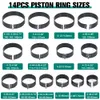 14pcs Piston Rring Sökme Aracı Piston Halkası Kompresörleri Otomobil Motor Piston Halkası Kompresör Silindir Montajcısı PLIER PQY-SLW05