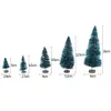 Julekorationer 5 stycken 5 Size Artificial Mini Tree Christams Decoration for Home Xmas Fake Year Navidad Decor 220912