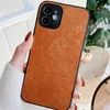 Fashion Phone Cases Orange Red Leather Case For IPhone 14 Pro Max 13P 12 11 XR XS 8 7 6 Luxury Abrazine Ultrathin Shockproof Cover Shell New