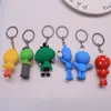 Toy Kawaii Sesame Street Keychain Cartoon Doll Soft Squishy Key Rings Car sac à dos Keypack Couette mignonne Cédeaux de boucle F1797124